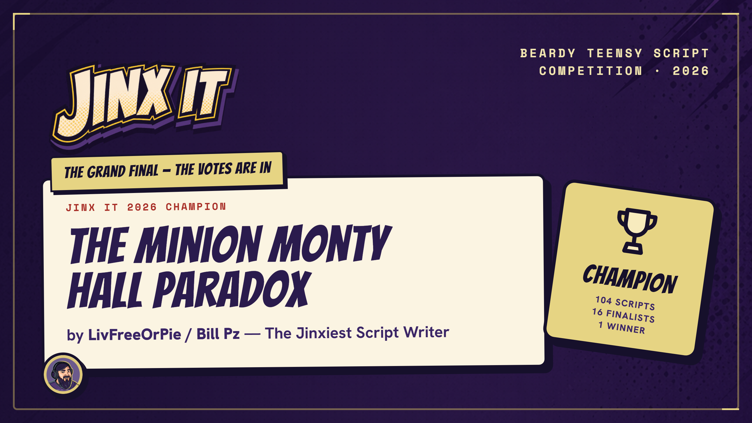 Jinx It Competition Results!